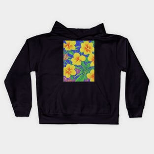 flower design pattern Kids Hoodie